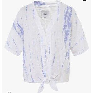 RAILS Thea Blouse In Cloud Tie Dye Sz XL New